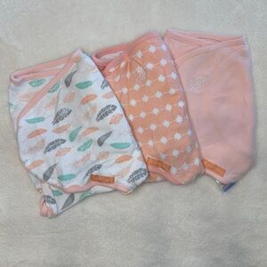 Swaddle Me Baby Girl Pink Swaddles Size Small/Medium Set of 3